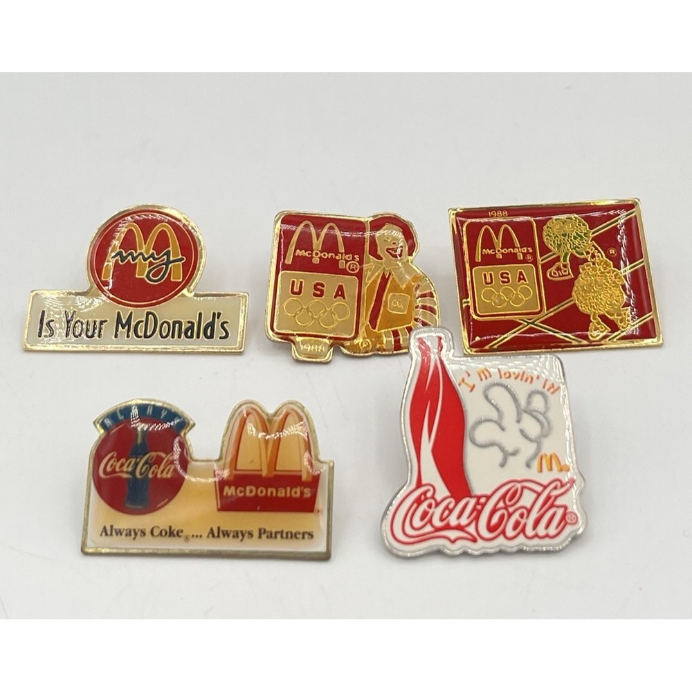 Vintage McDonald's Employee Lapel Pins Owner Operator Convention Las Vegas Lot 5